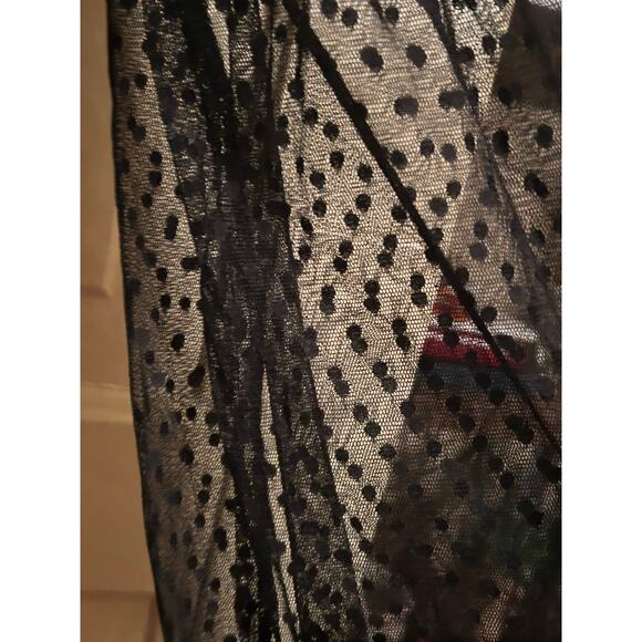 Anthropologie Maeve Samara Mesh Floral Embroidery Dress Size L - Picture 5 of 6